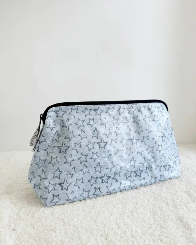 Large Outline Stars Makeup Bag sold by Splendid