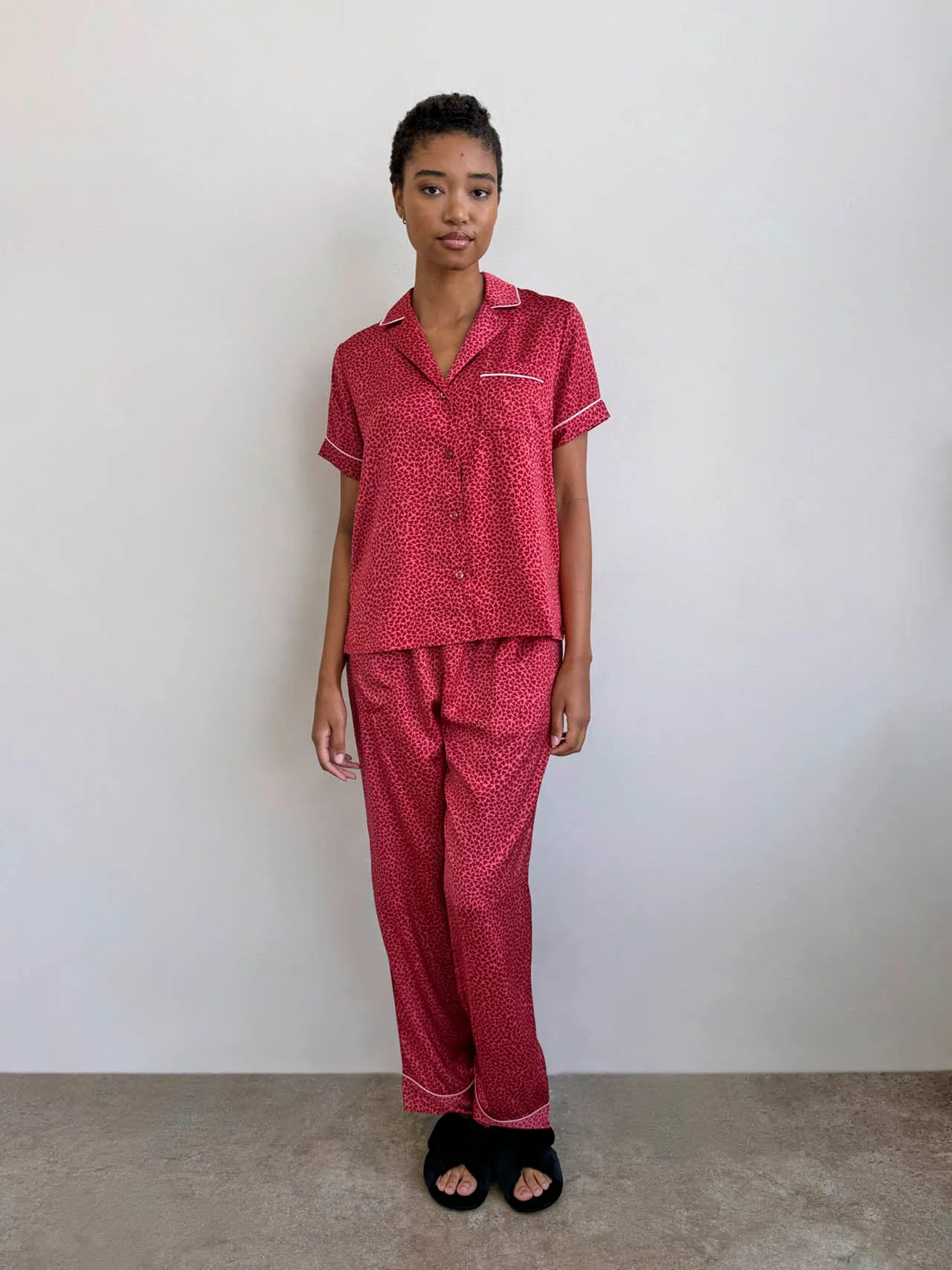 Mini Heart Toss Satin Silk Sleep Set sold by Splendid product image thumbnail 5