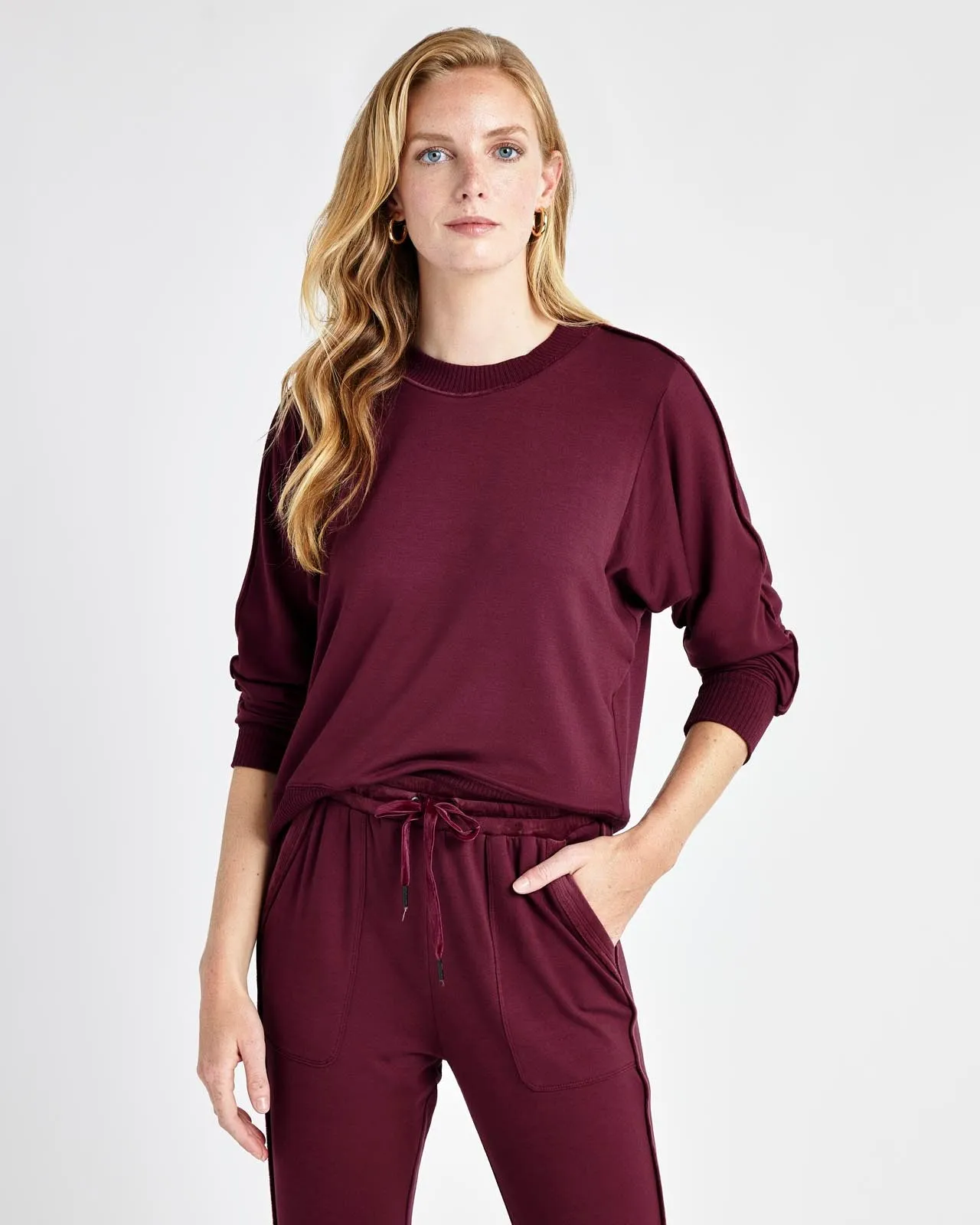 Supersoft Bliss Crewneck Pullover sold by Splendid product image thumbnail 4