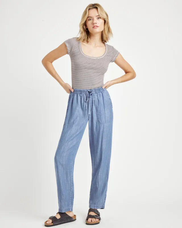 Angie Indigo Straight Leg Pant sold by Splendid