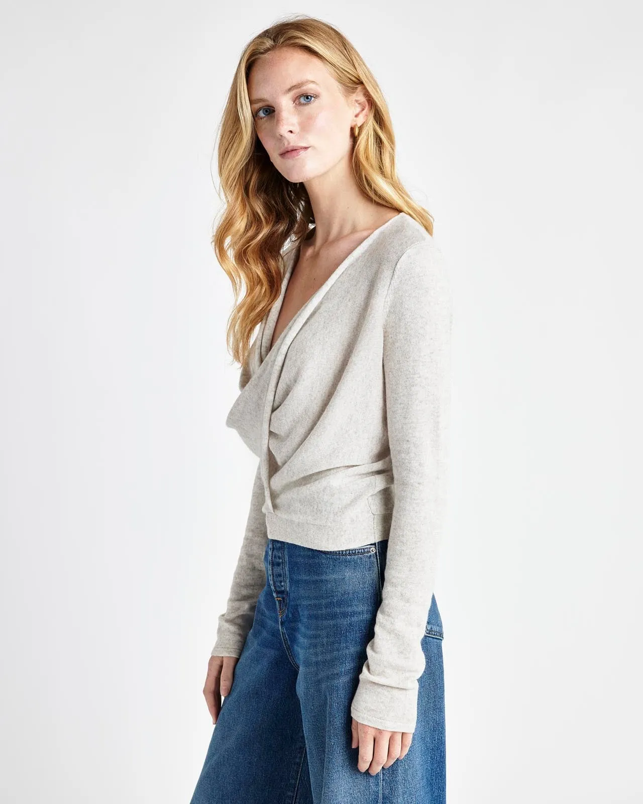 Johari Cashmere Wrap Sweater sold by Splendid product image thumbnail 4