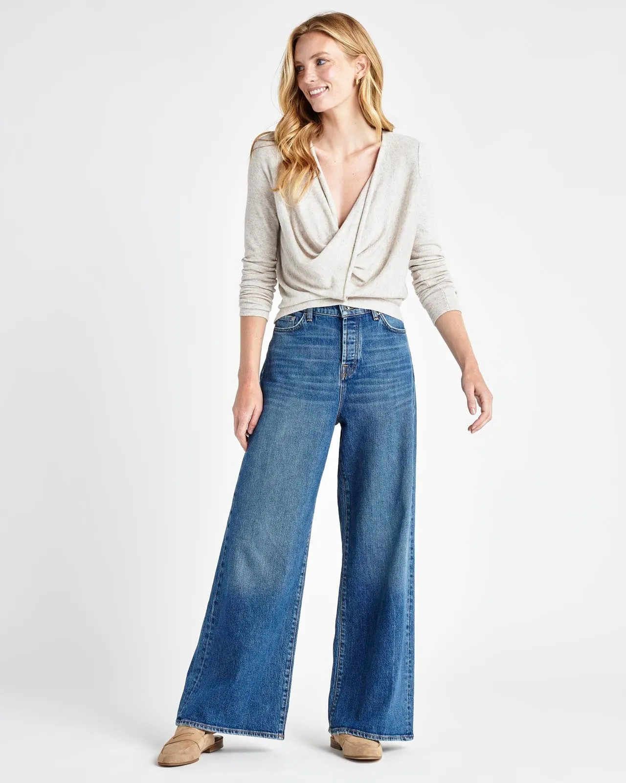 Johari Cashmere Wrap Sweater sold by Splendid product image thumbnail 3