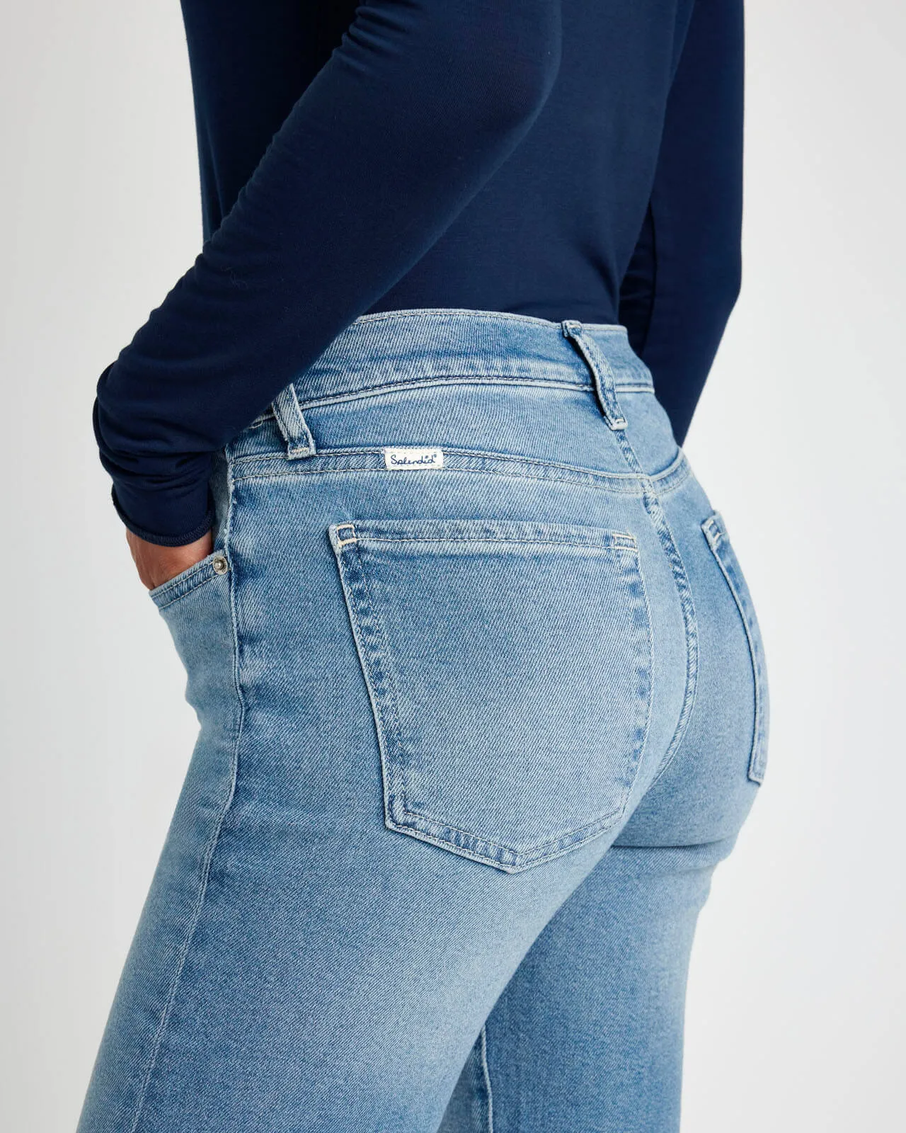 Dark Wash Trouser Jean sold by Splendid product image thumbnail 2