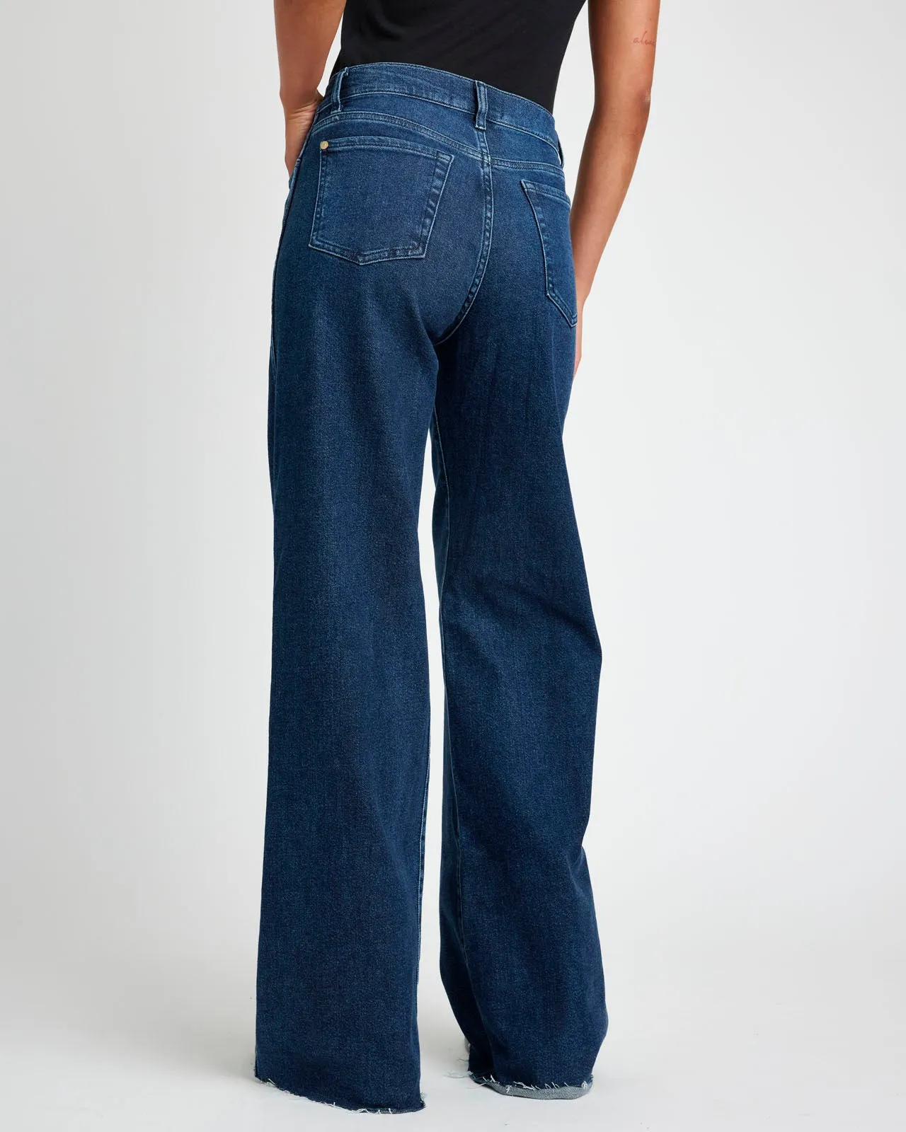Slim Palazzo Raw Hem Jean sold by Splendid product image thumbnail 5