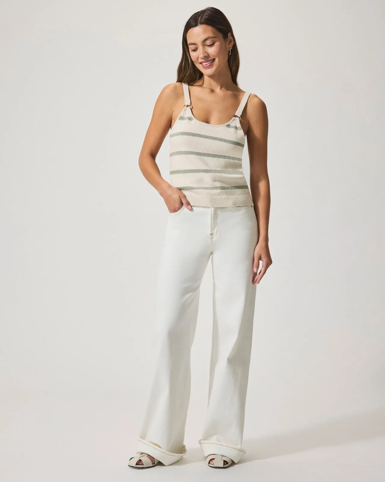 Daphne Stripe Sweater Tank sold by Splendid product image thumbnail 4