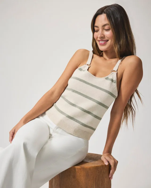 Daphne Stripe Sweater Tank sold by Splendid