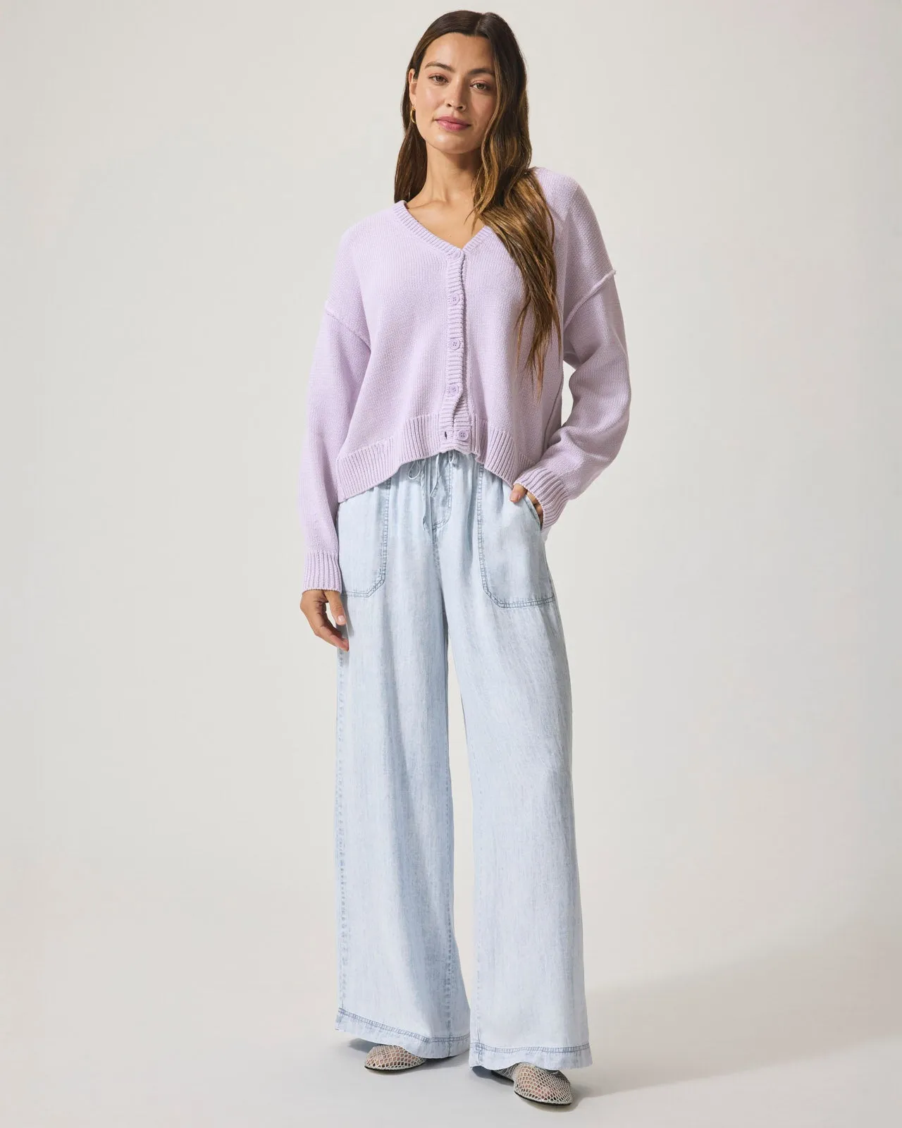 Bleached Indigo Angie Palazzo Pant sold by Splendid