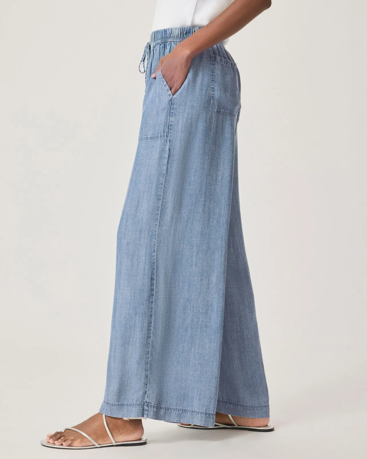 Angie Indigo Palazzo Pant sold by Splendid product image thumbnail 5