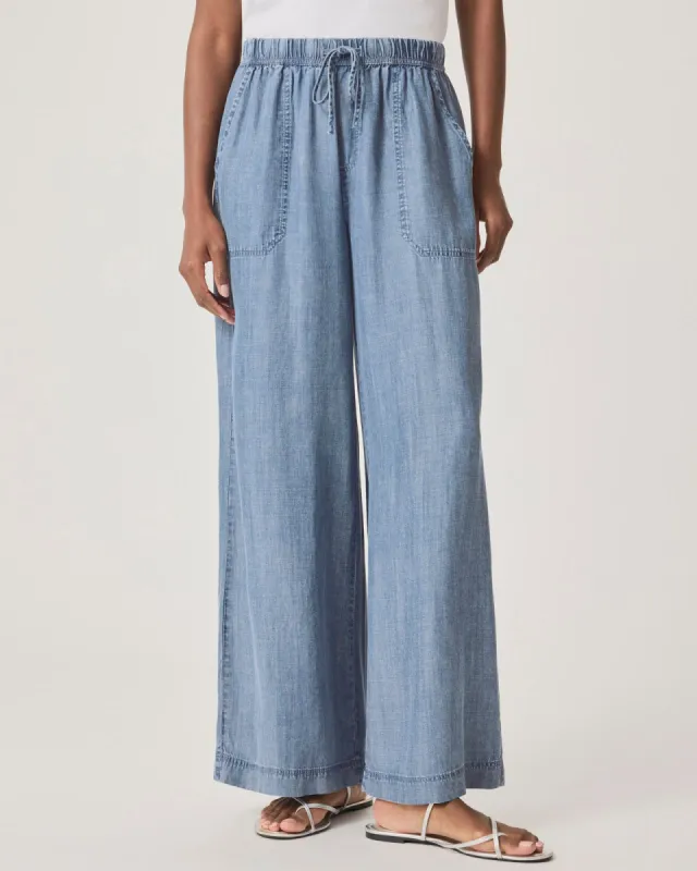 Angie Indigo Palazzo Pant sold by Splendid