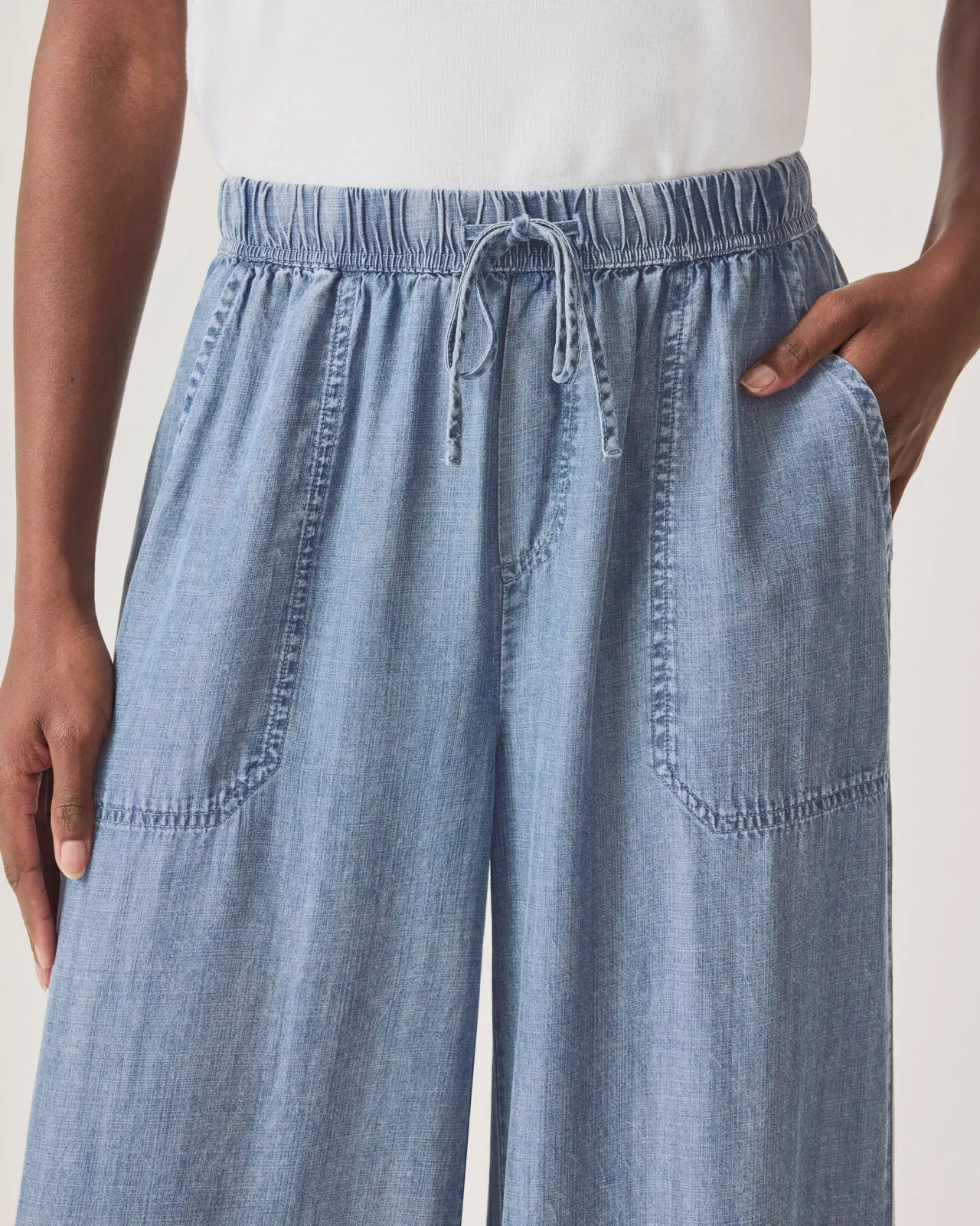 Angie Indigo Palazzo Pant sold by Splendid product image thumbnail 4