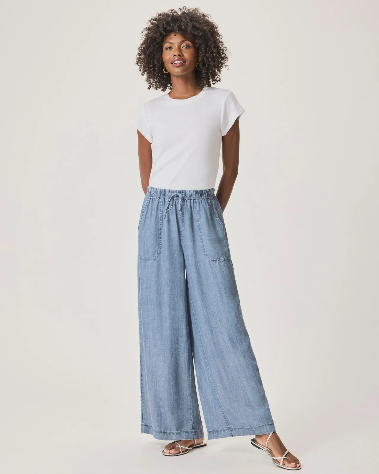 Angie Indigo Palazzo Pant sold by Splendid product image thumbnail 3