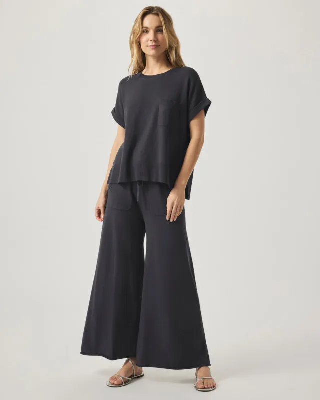 Veronica Crop Wide Leg Pant made by Splendid