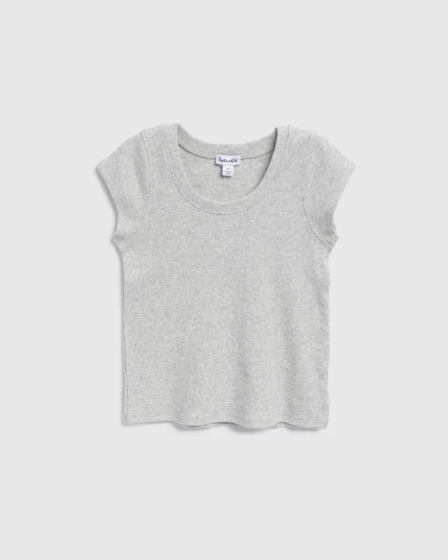 Girls Scoop Neck Tee sold by Splendid