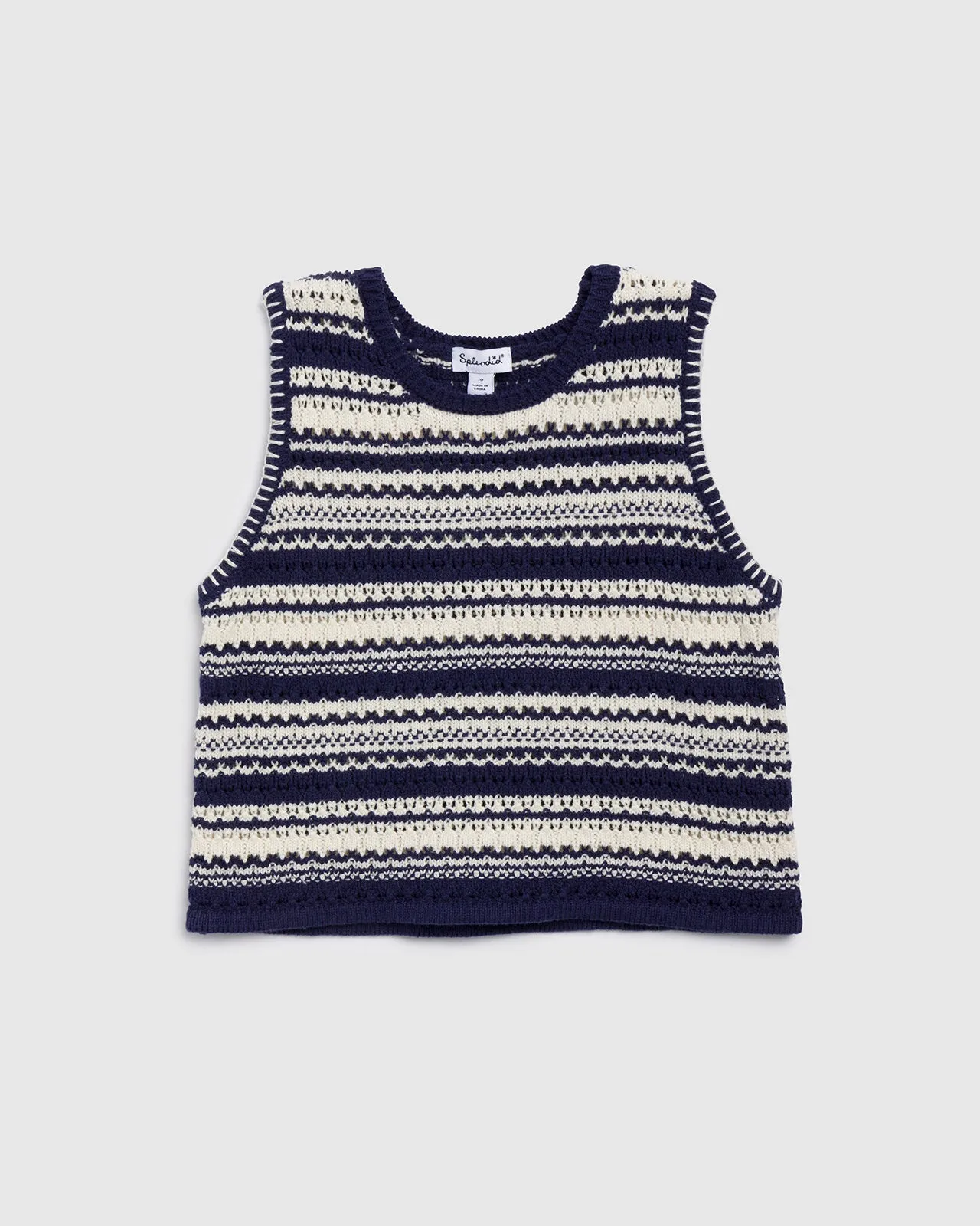 Girls Stripe Sweater Tank sold by Splendid