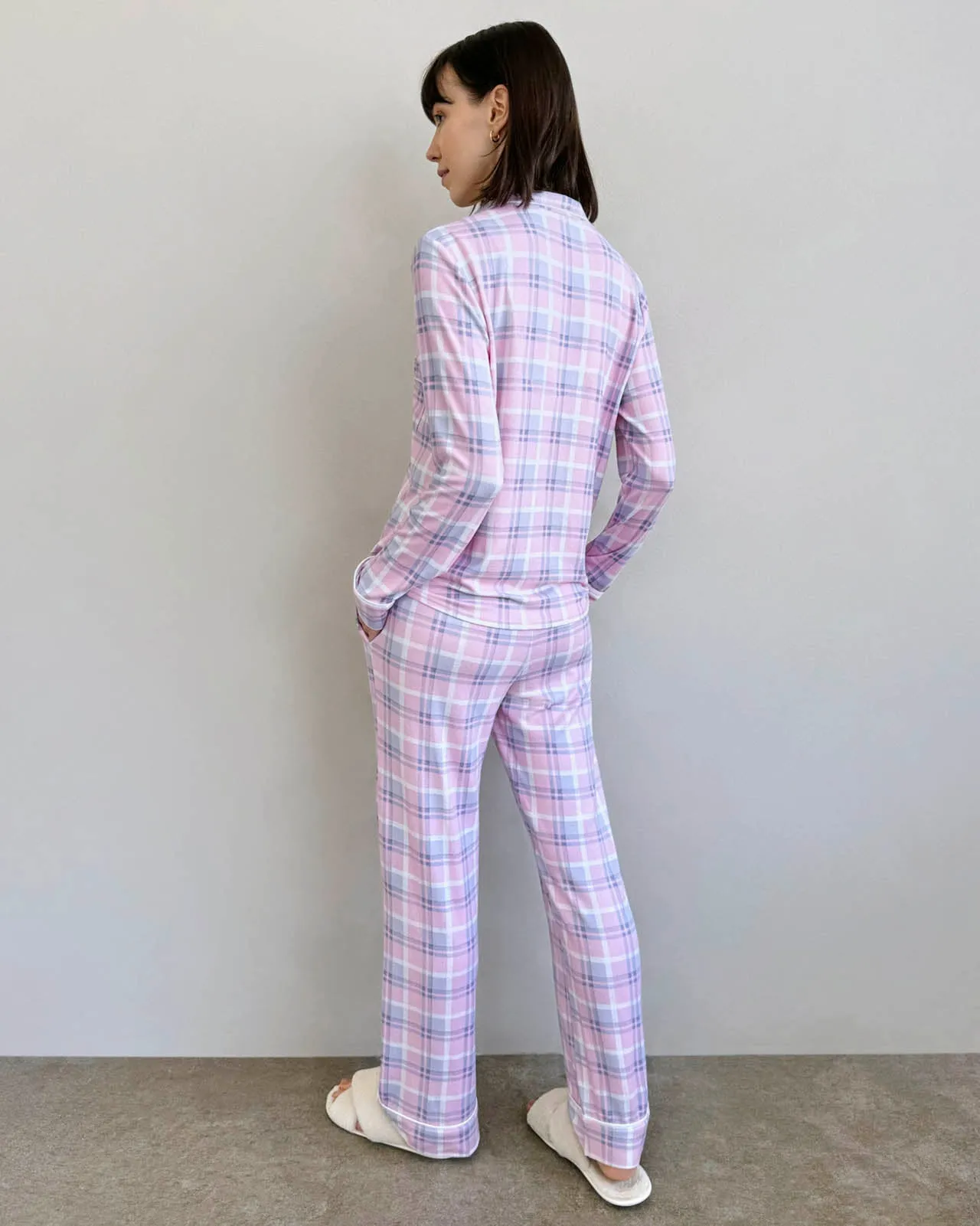 Snow Day Plaid Pillowsoft Sleep Set sold by Splendid product image thumbnail 5