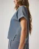 Indigo Lounge Short Sleeve Sweatshirt sold by Splendid