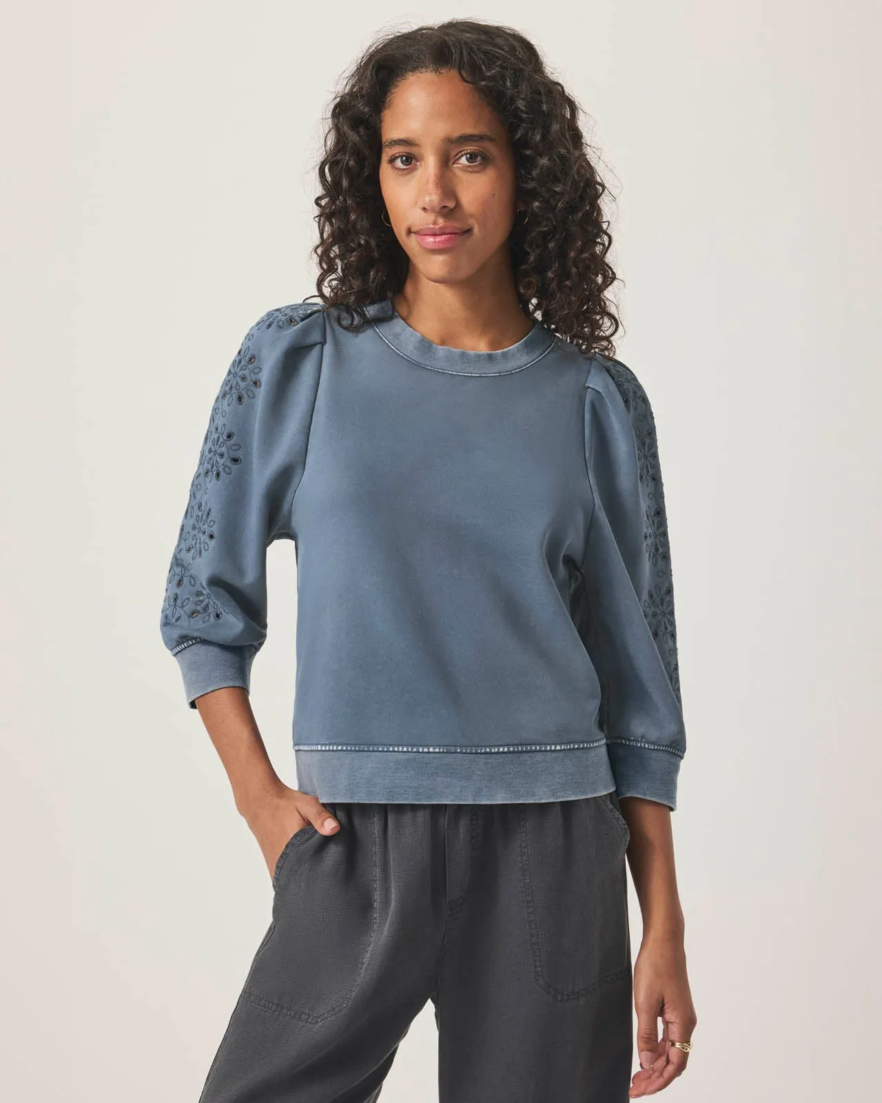 Rory Embroidered Sweatshirt sold by Splendid