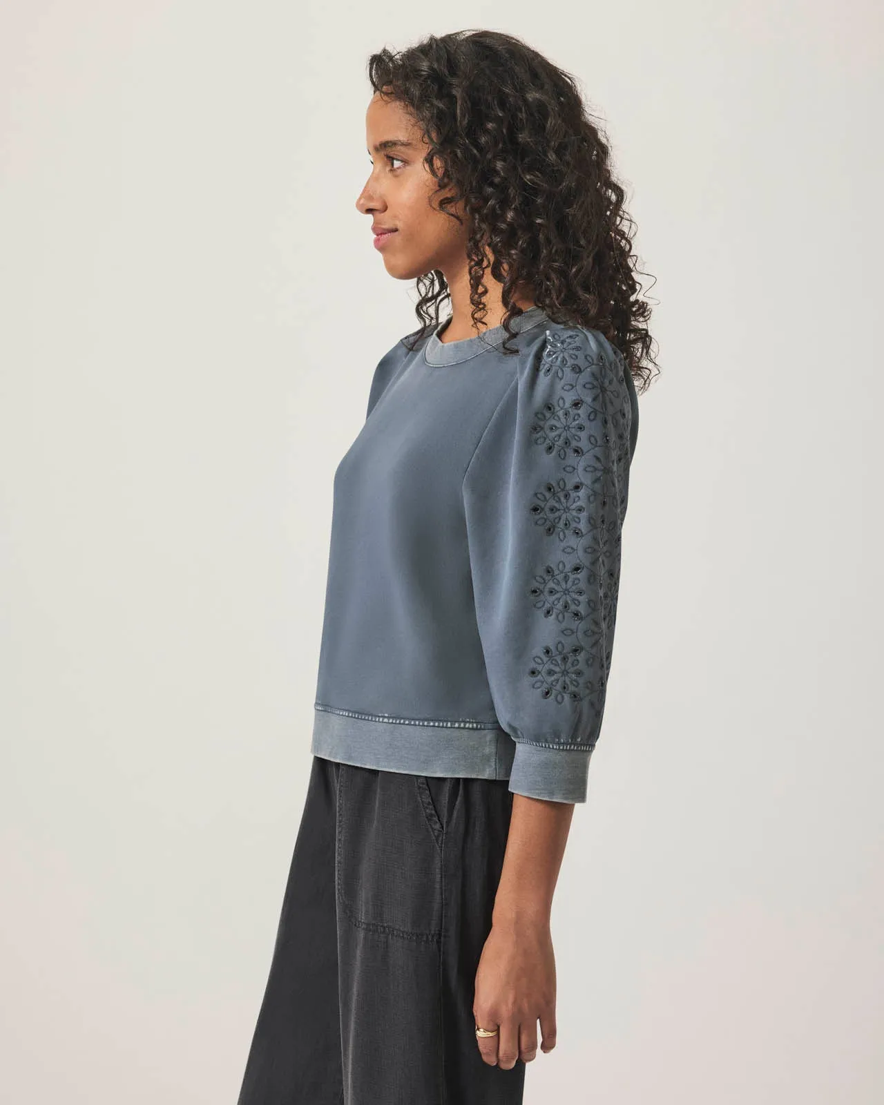 Rory Embroidered Sweatshirt sold by Splendid product image thumbnail 5