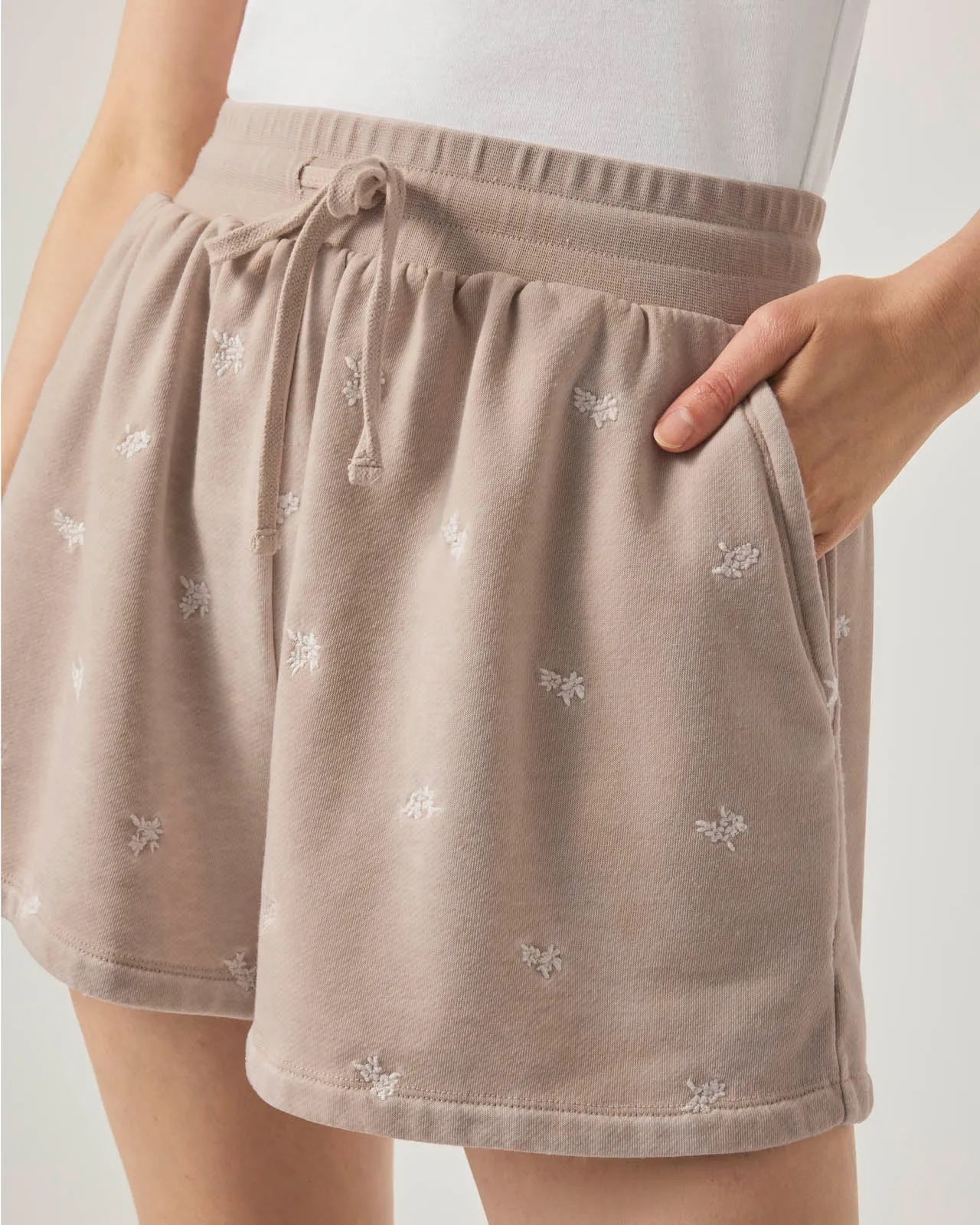 Elise Embroidered Short sold by Splendid
