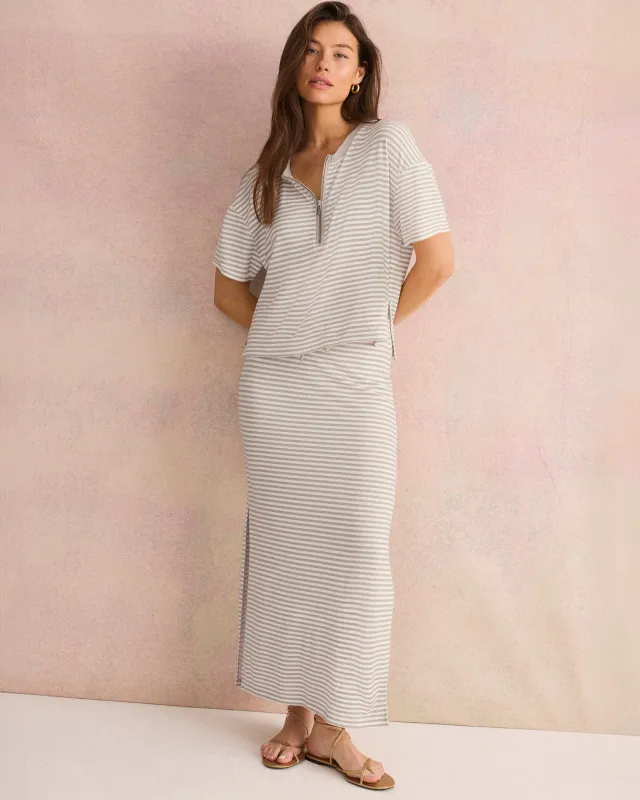 Brooke Stripe Skirt sold by Splendid