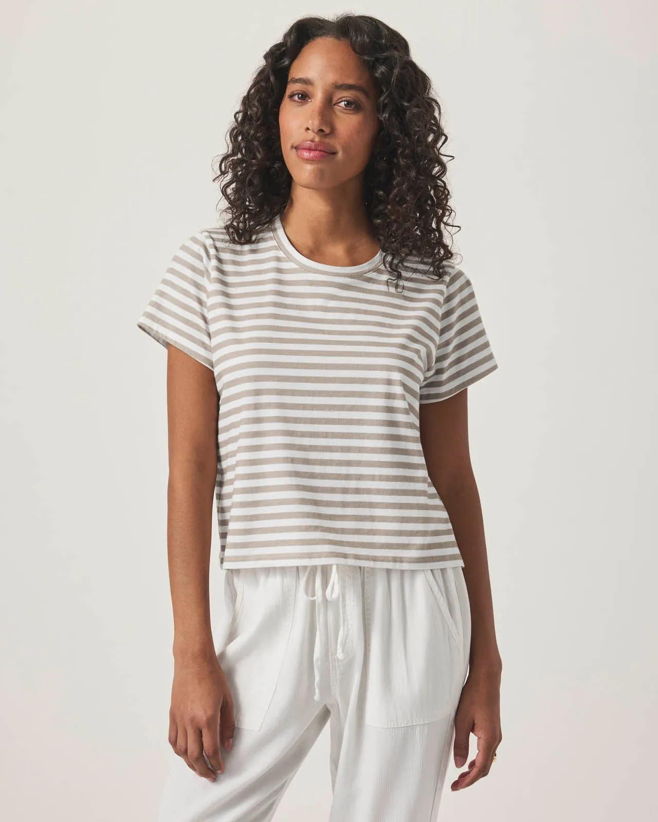 Louisa Short Sleeve Stripe Tee sold by Splendid product image thumbnail 3