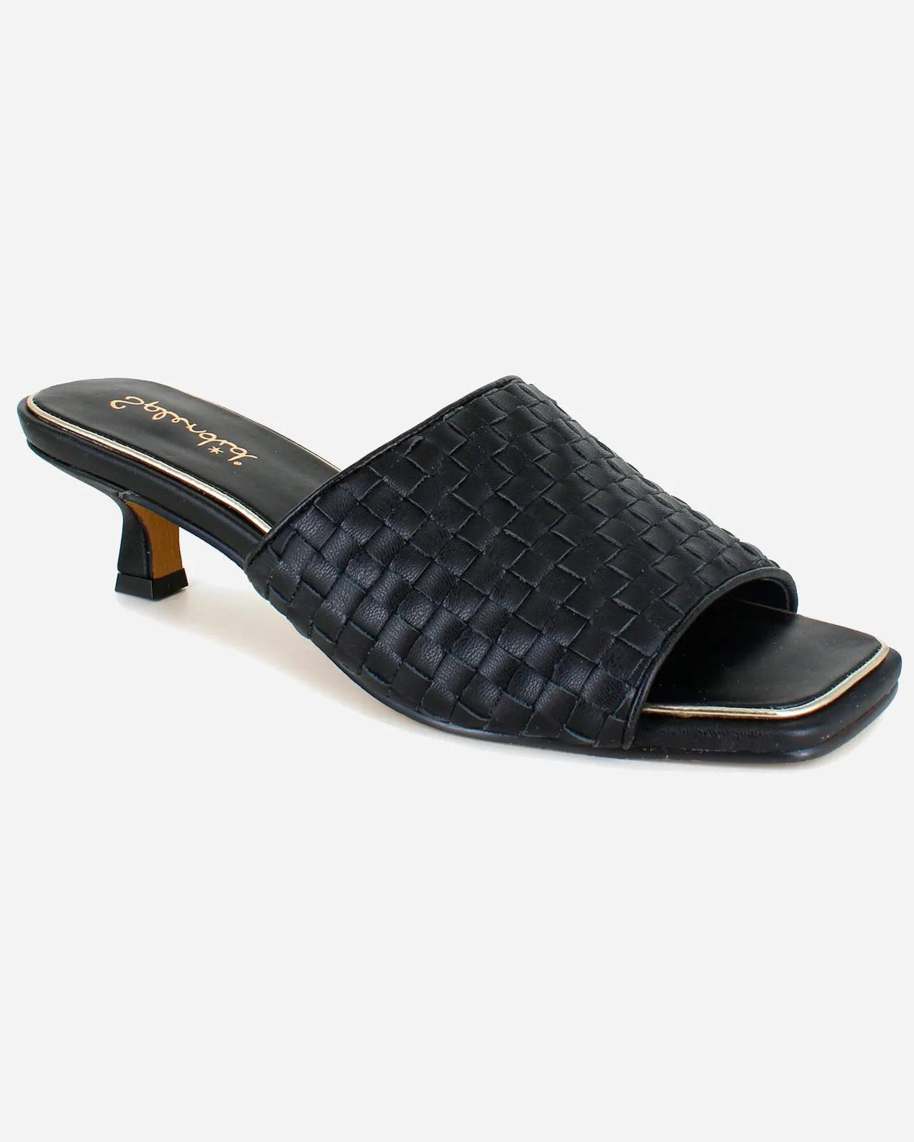 Hampton Woven Mule in Black sold by Splendid