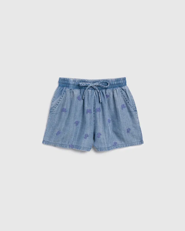 Girls Tossed Flower Short sold by Splendid