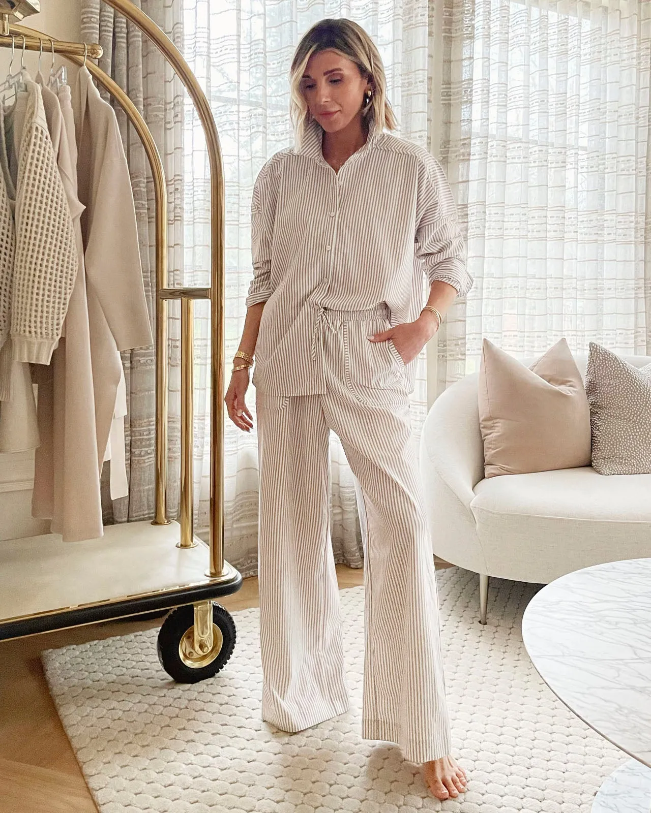 Splendid x @Cellajaneblog Poplin Pant sold by Splendid product image thumbnail 2