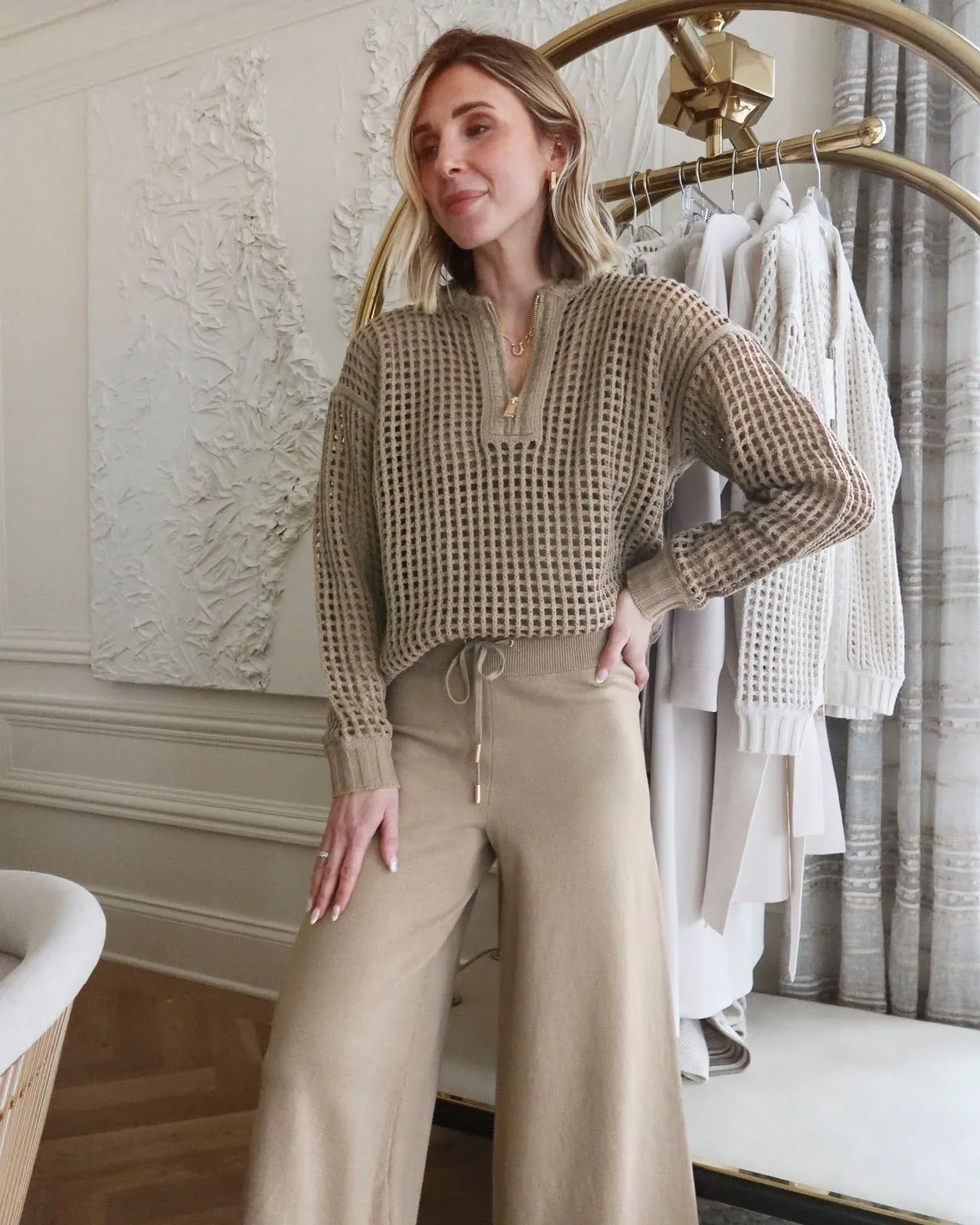 Splendid x @Cellajaneblog Crop Sweater Pant sold by Splendid product image thumbnail 3