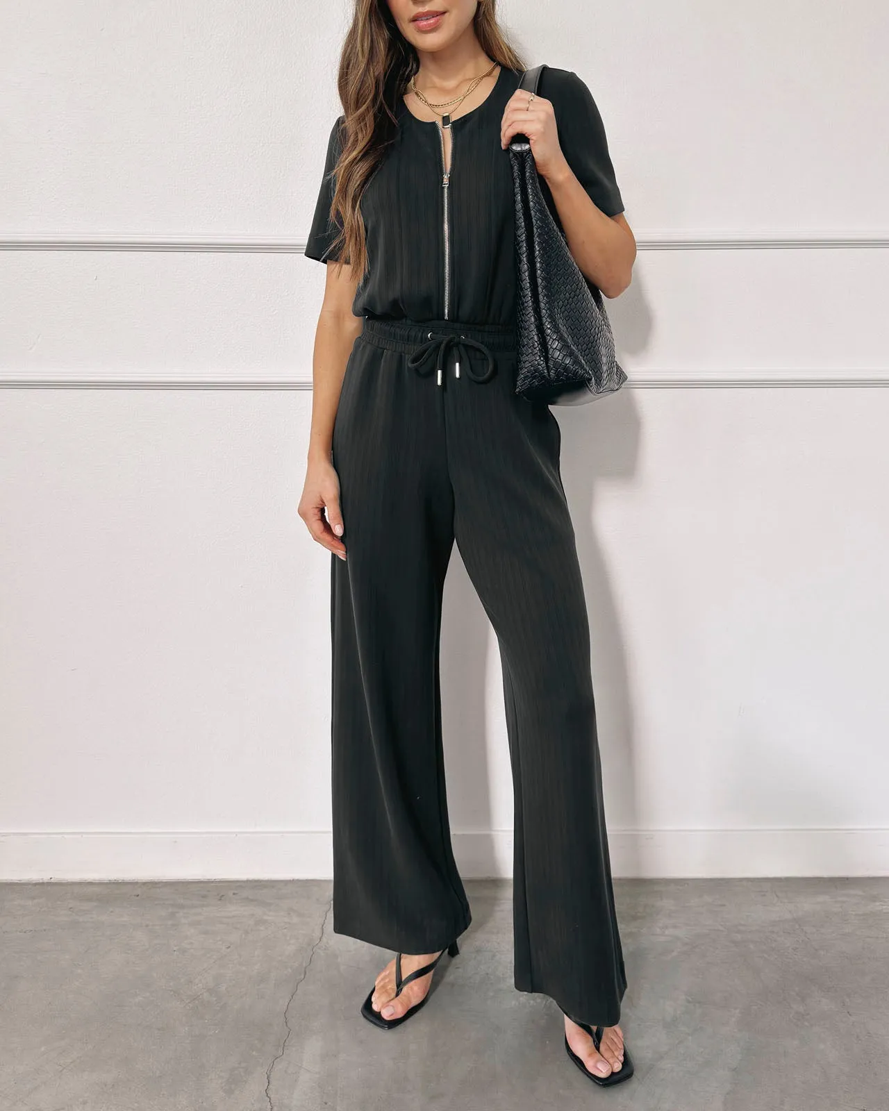 Splendid x @Cellajaneblog Rib Scuba Jumpsuit sold by Splendid product image thumbnail 4
