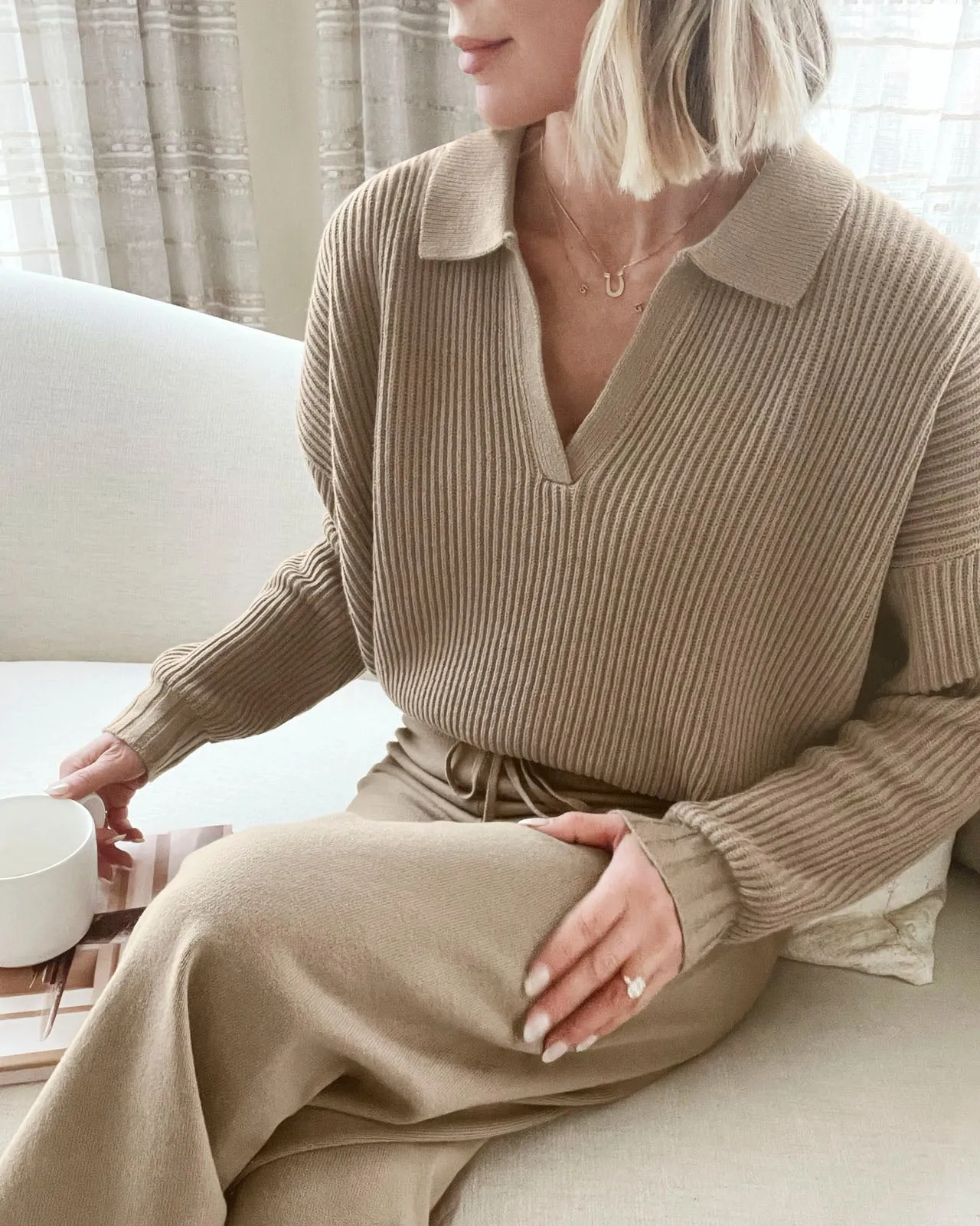 Splendid x @Cellajaneblog Polo Sweater sold by Splendid