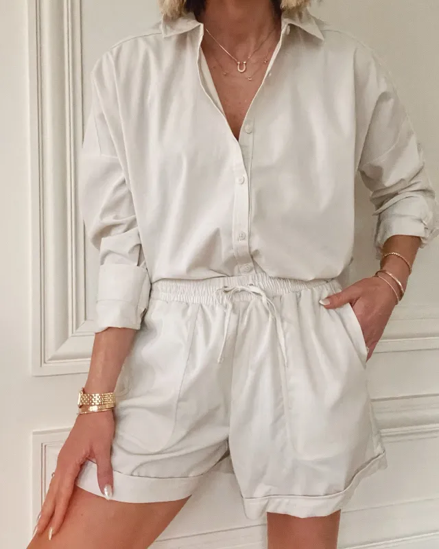 Splendid x @Cellajaneblog Poplin Short sold by Splendid