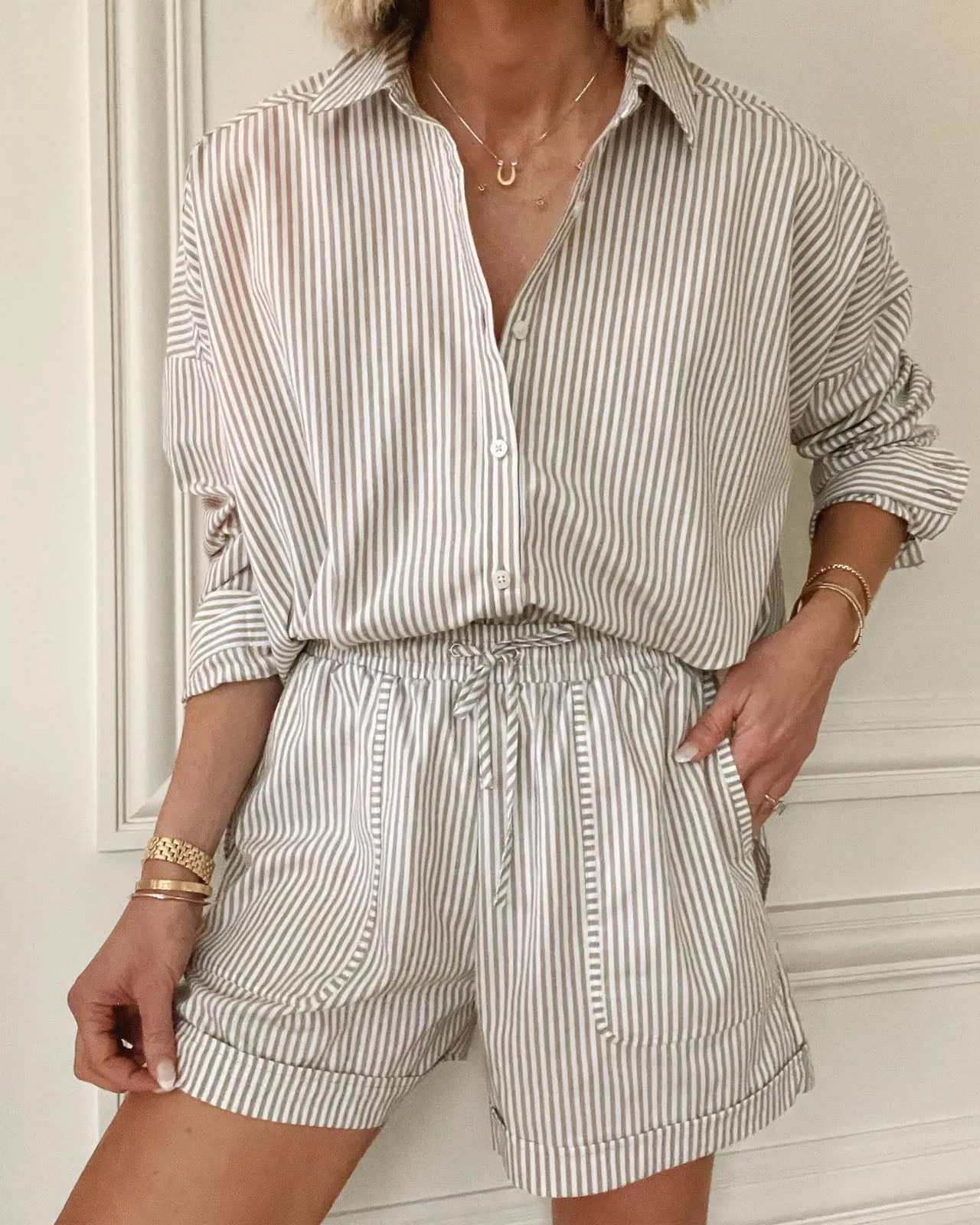 Splendid x @Cellajaneblog Poplin Short sold by Splendid product image thumbnail 2