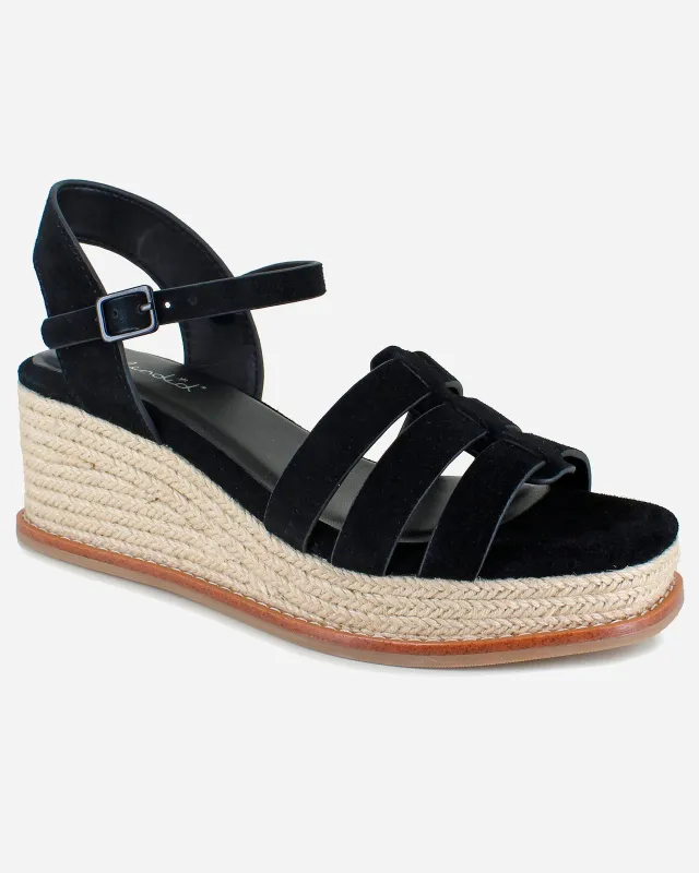 Dallas Wedge in Black sold by Splendid