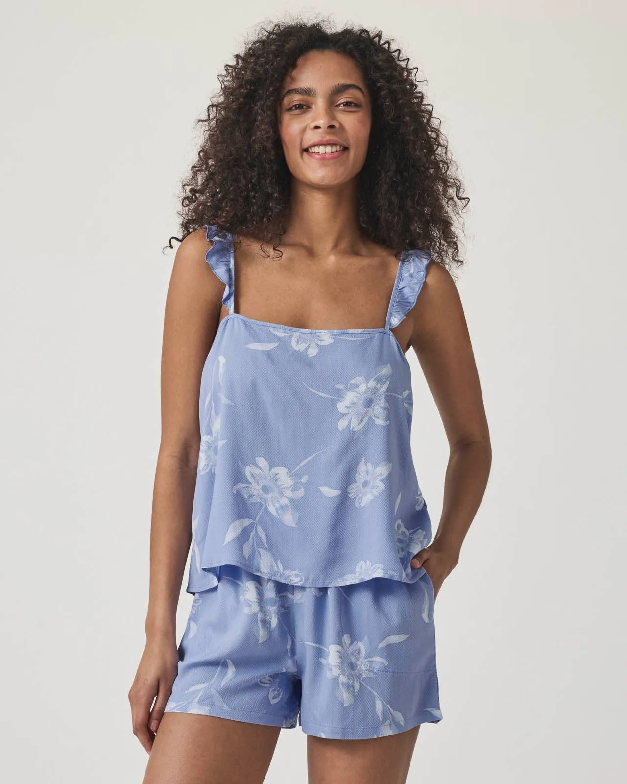 Down the Aisle Floral Cami and Boxer Sleep Set sold by Splendid
