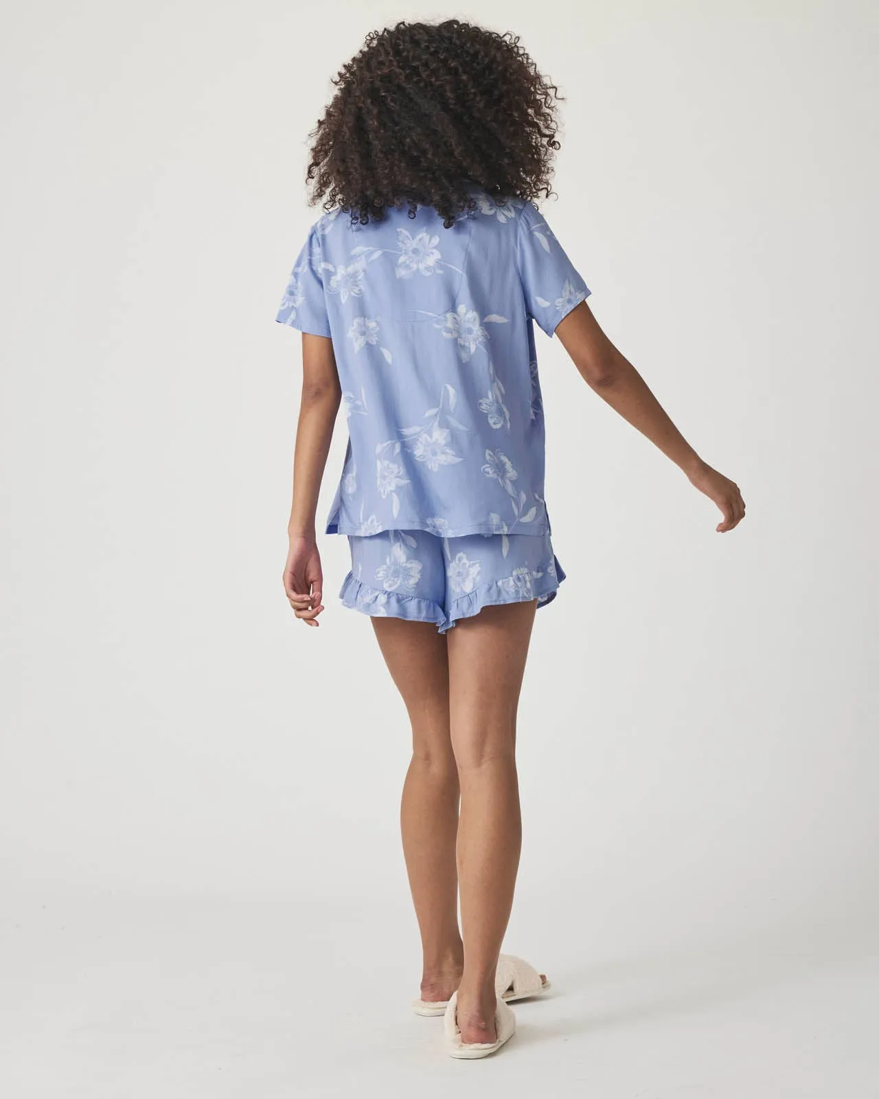 Down the Aisle Floral Notch Collar and Short Sleep Set sold by Splendid product image thumbnail 5