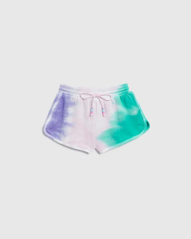 Girls Snow Cone Tye Dye Short made by Splendid
