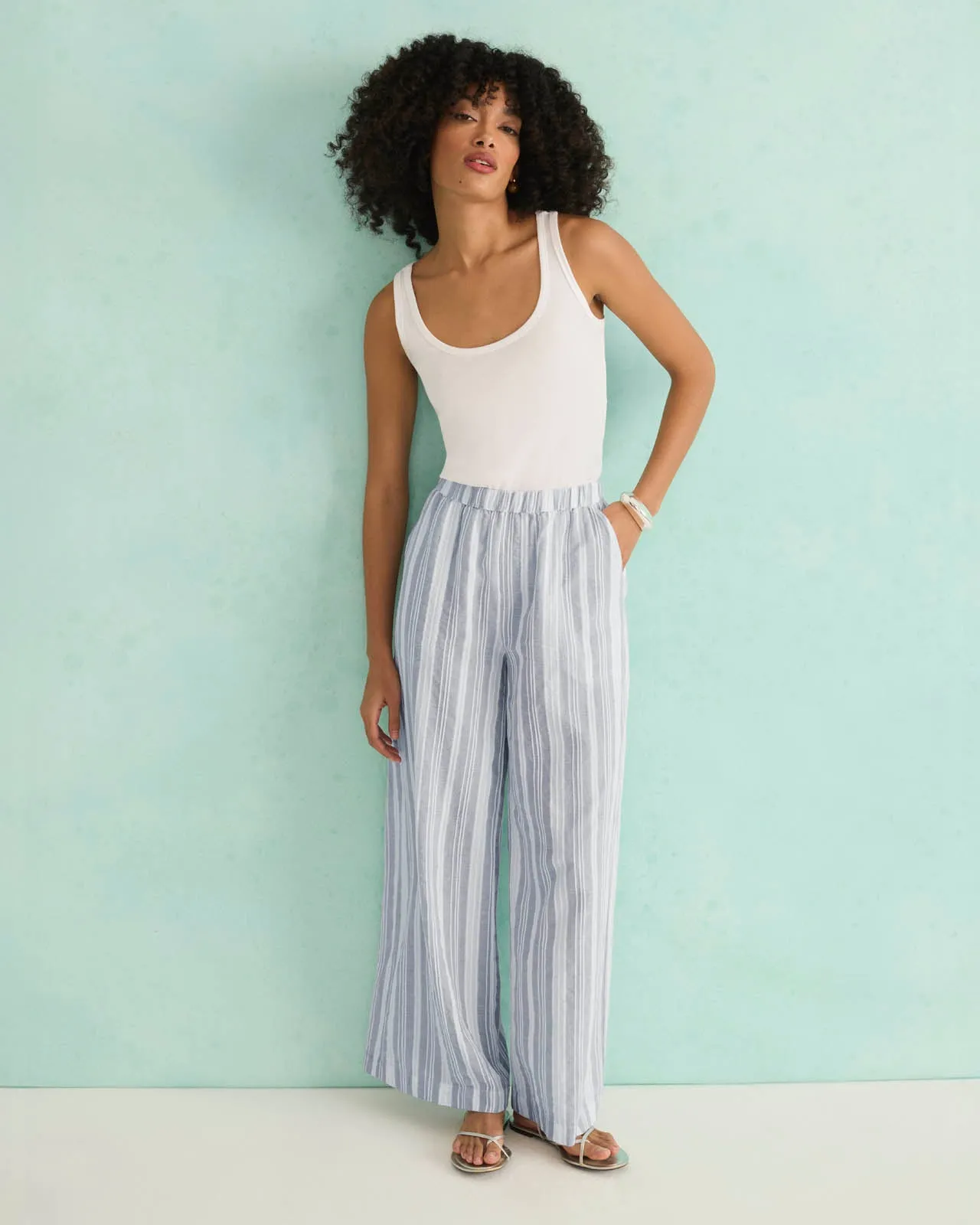 Raegan Stripe Pant sold by Splendid