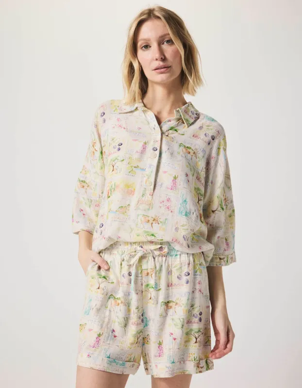 Coastal Postcard Top sold by Splendid