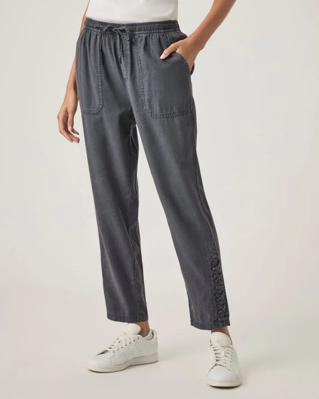 Angie Straight Leg Lace-Up Pant sold by Splendid