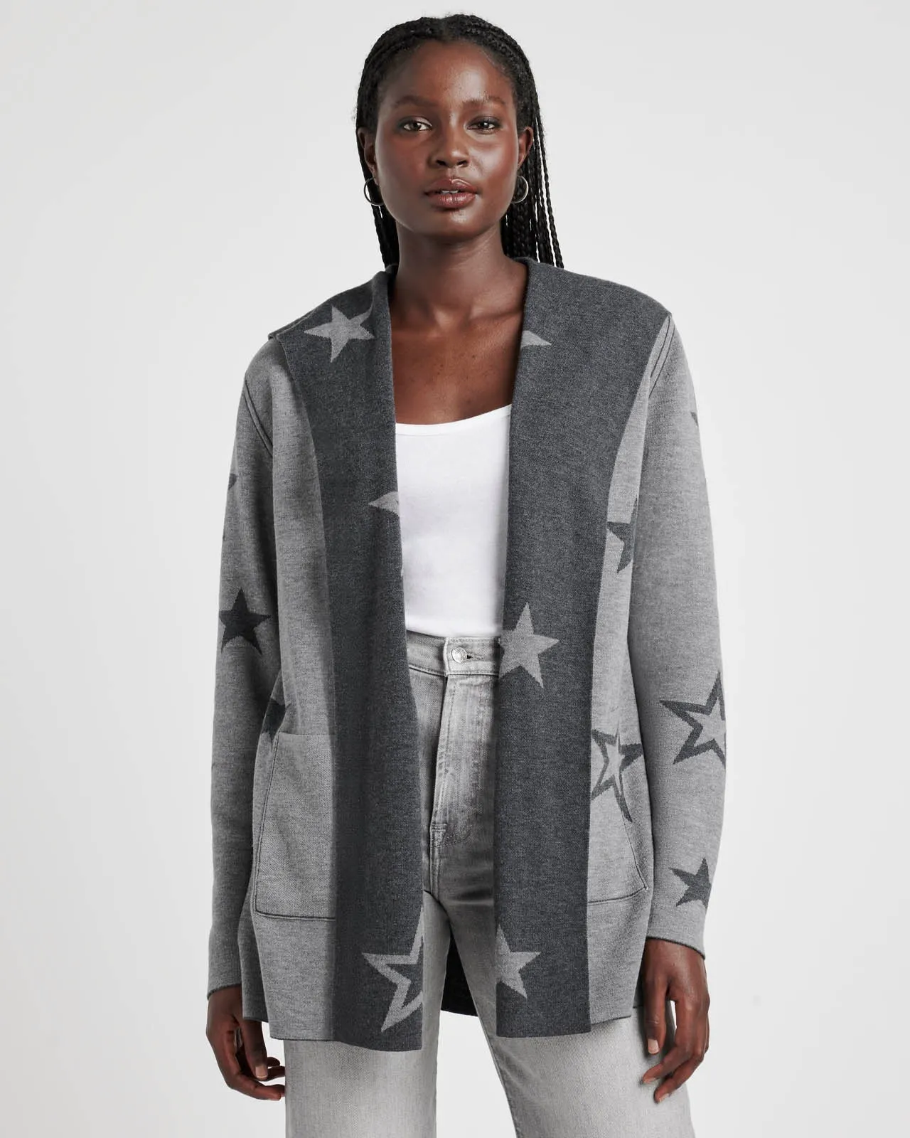 Sydney Cashblend Star Reversible Cardigan sold by Splendid product image thumbnail 3