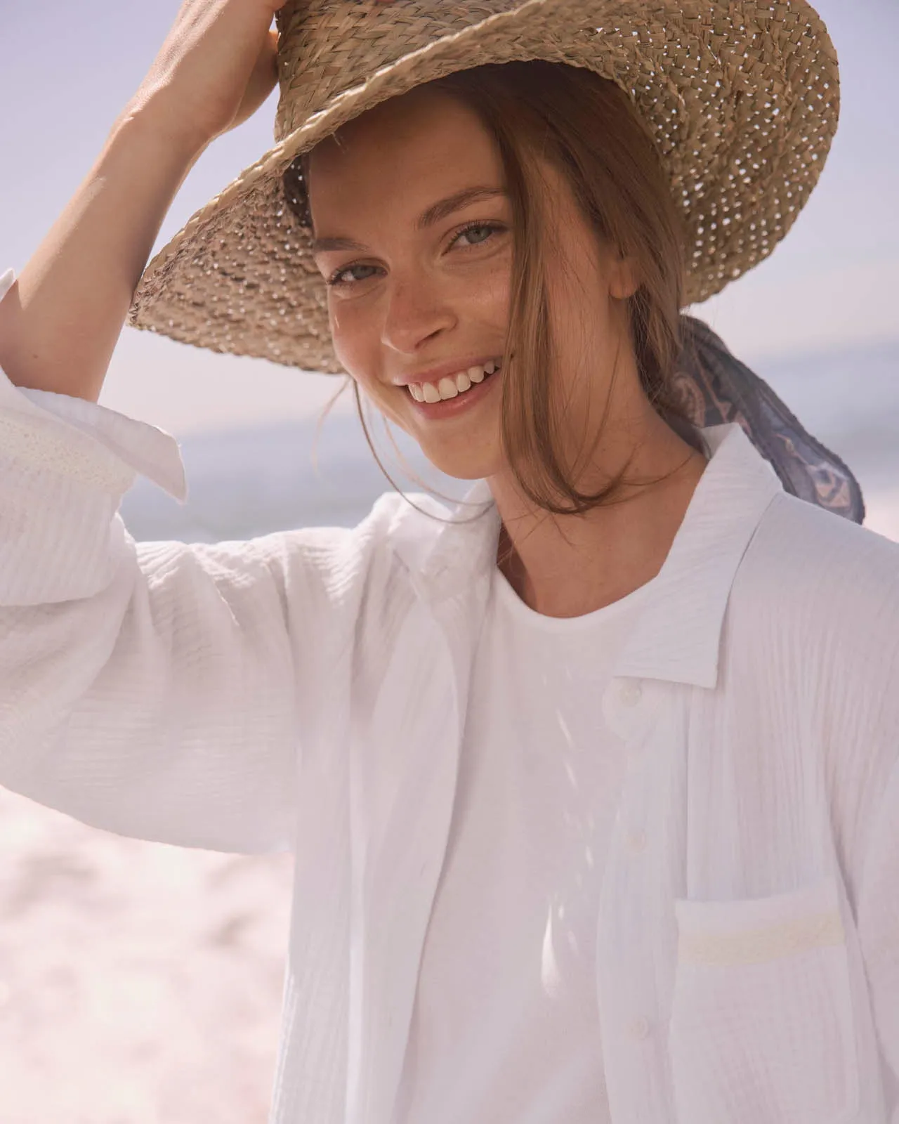 Kit Gauze Crochet Shirt sold by Splendid product image thumbnail 2