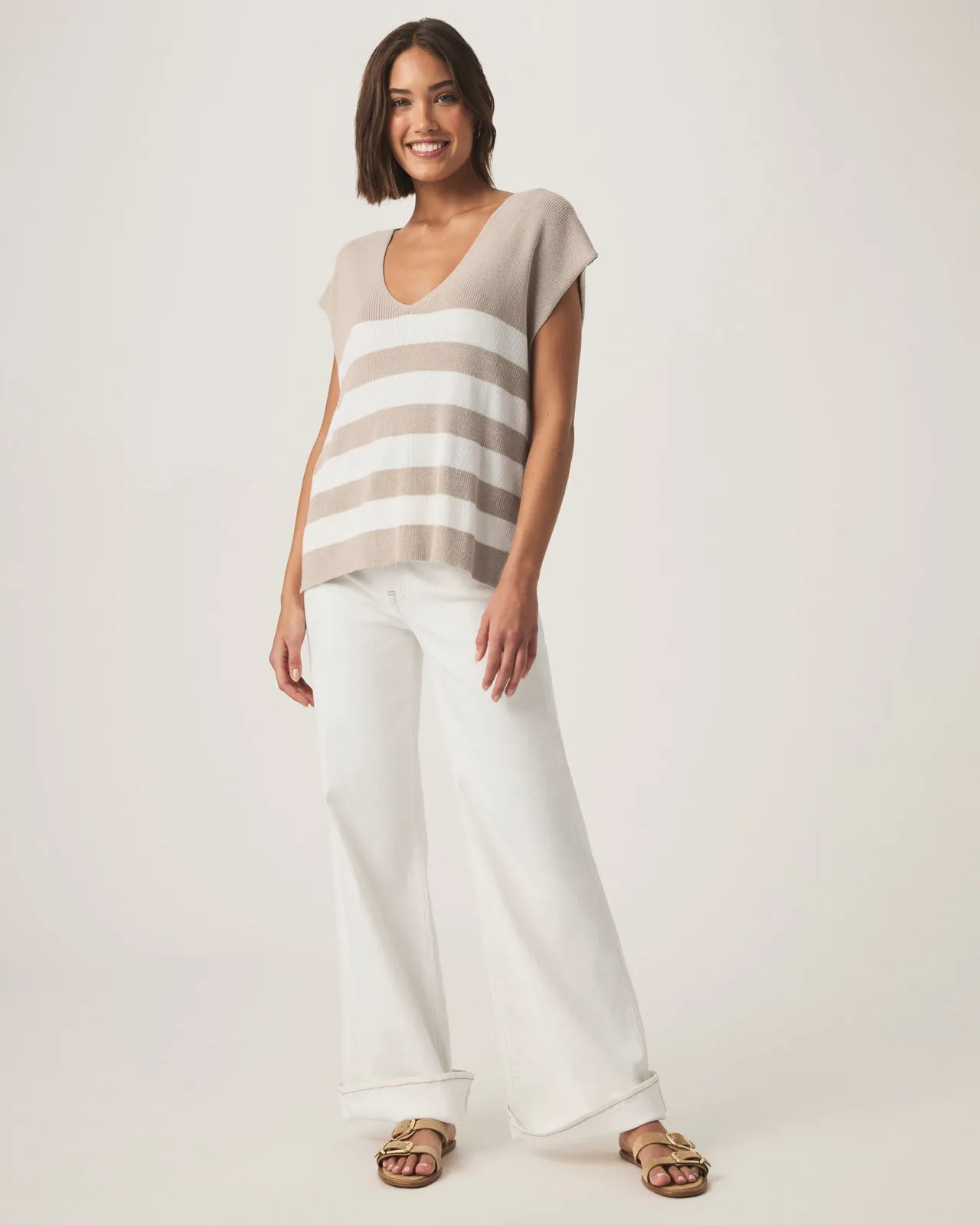 Octavia Block Stripe Sweater sold by Splendid product image thumbnail 3