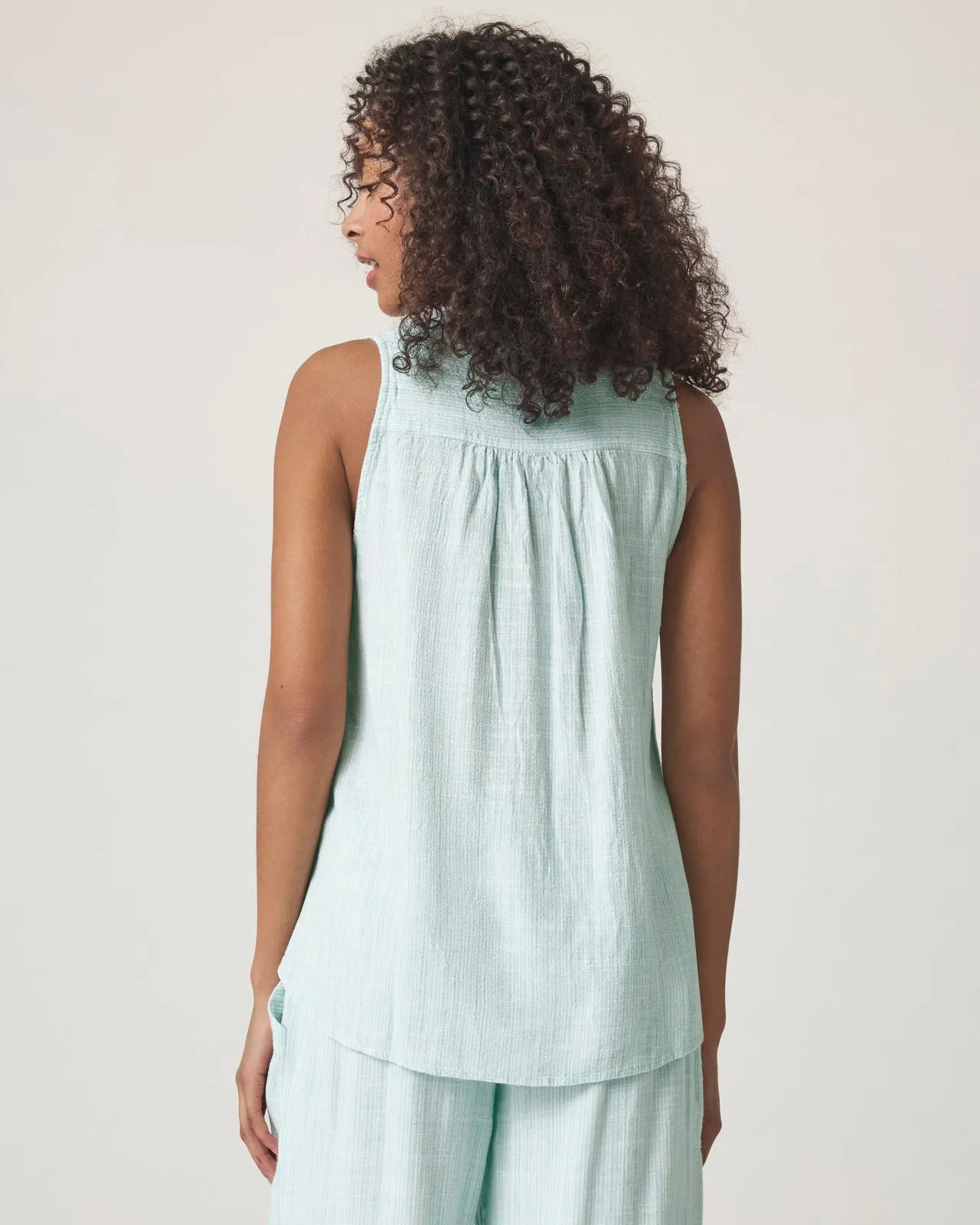 Layla Linen Blend Stripe Tank sold by Splendid product image thumbnail 4