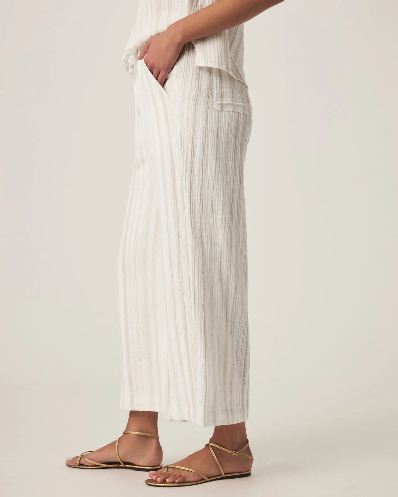 Kit Gauze Stripe Pant sold by Splendid product image thumbnail 3