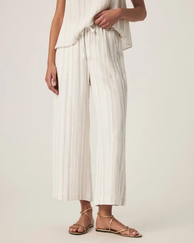 Kit Gauze Stripe Pant sold by Splendid