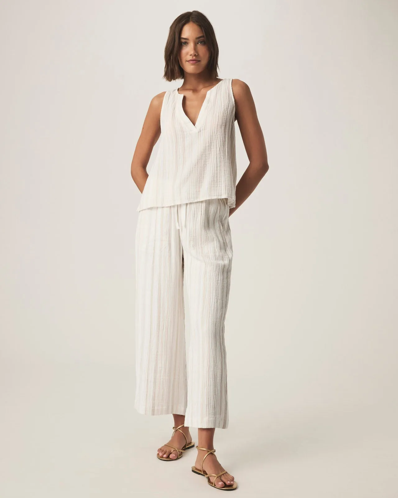 Kit Gauze Stripe Pant sold by Splendid product image thumbnail 2