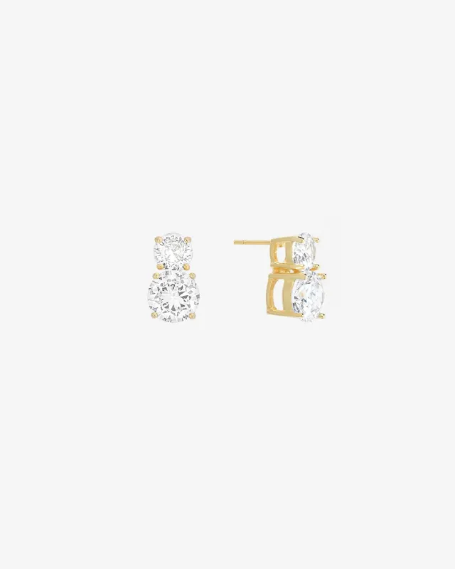 Shashi Double Solitaire Earring sold by Splendid