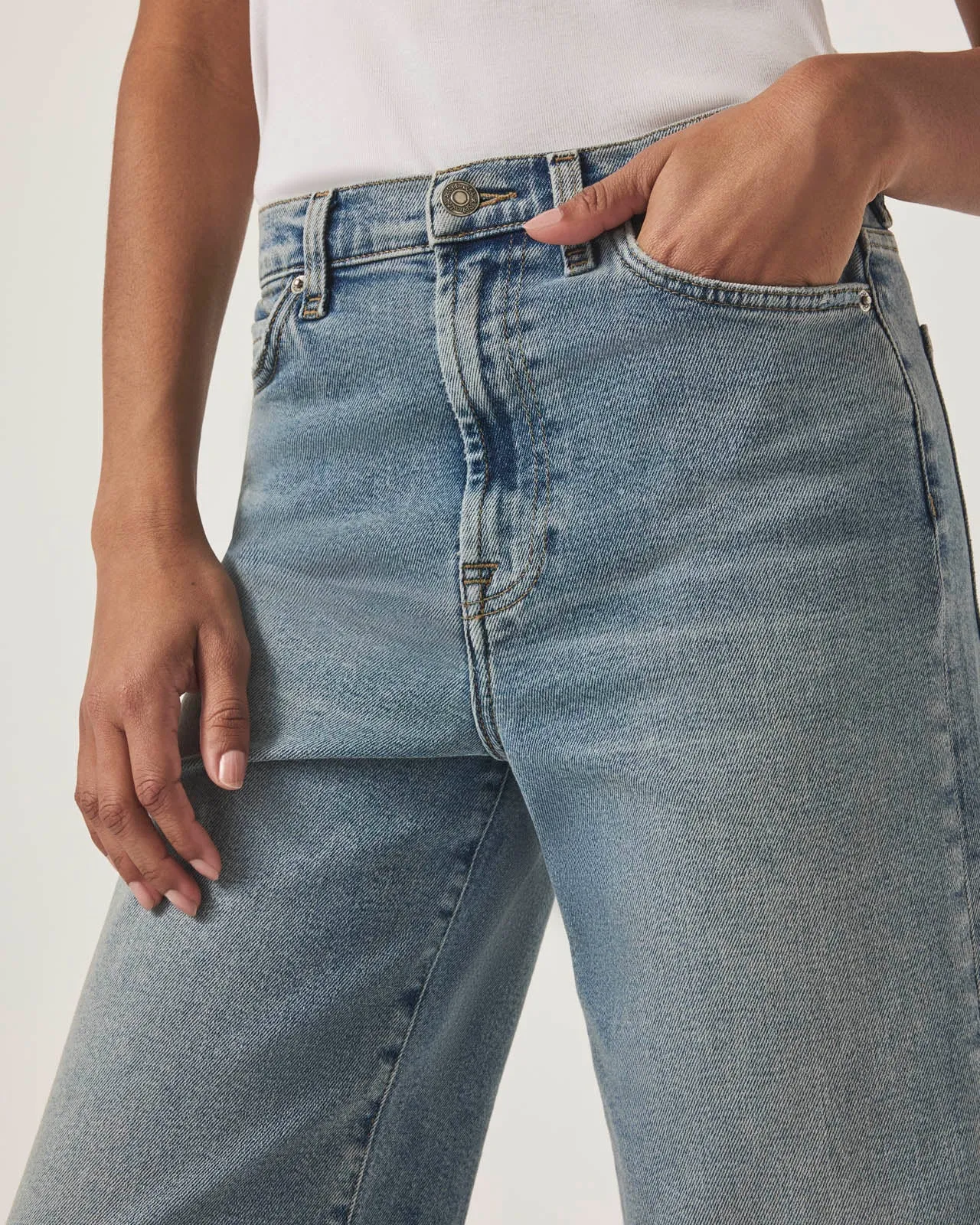 Cropped Wide Leg Jean sold by Splendid product image thumbnail 5