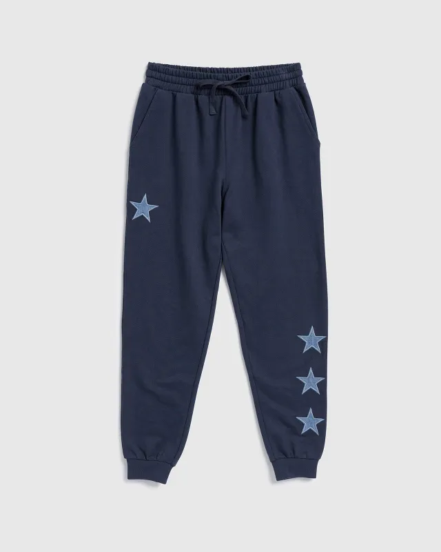 Girls Navy Stars Jogger sold by Splendid